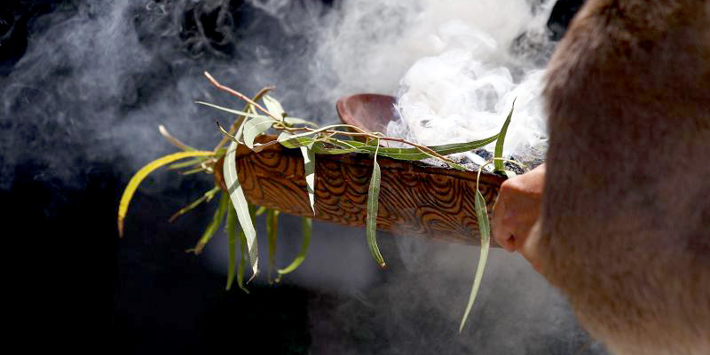 First Nations smoking ceremony