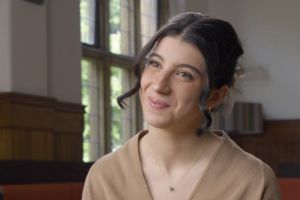 Efraimia, a first year undergraduate student