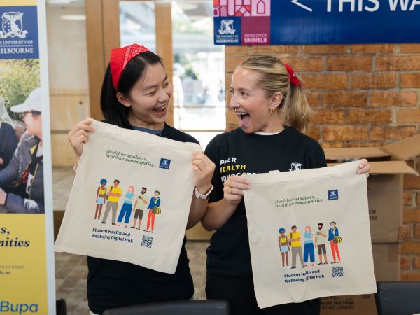 University Health Promotion Program Booth Tote Bag