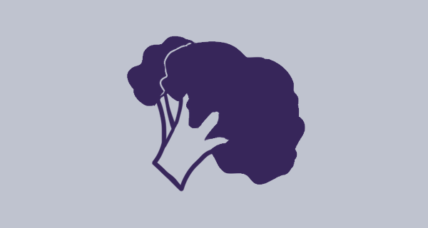 Graphic of a broccoli floret