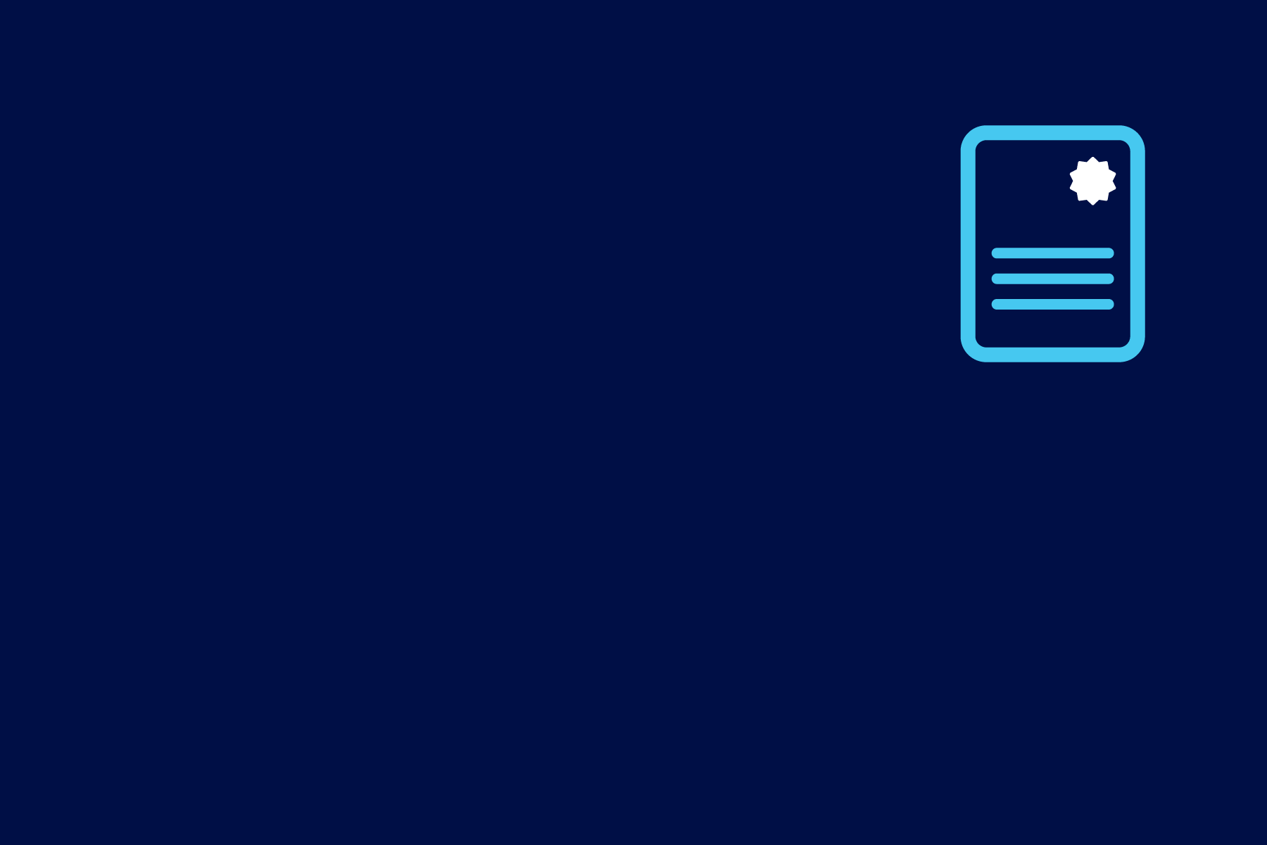 The University of Melbourne blue web tile with graduation document icon
