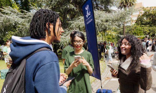 Students at an outdoor Narrm Scholars Program event